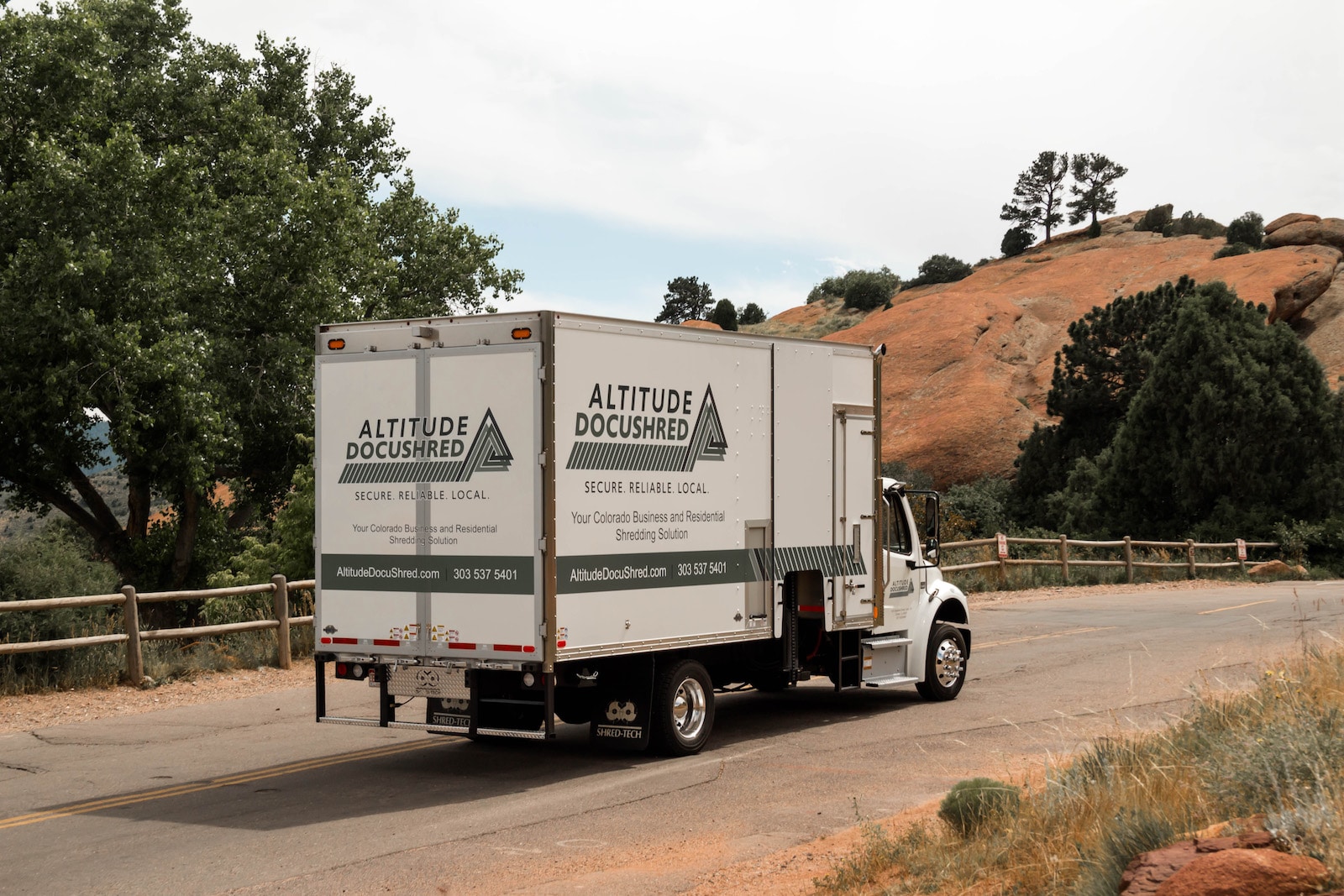 Truck on road 1